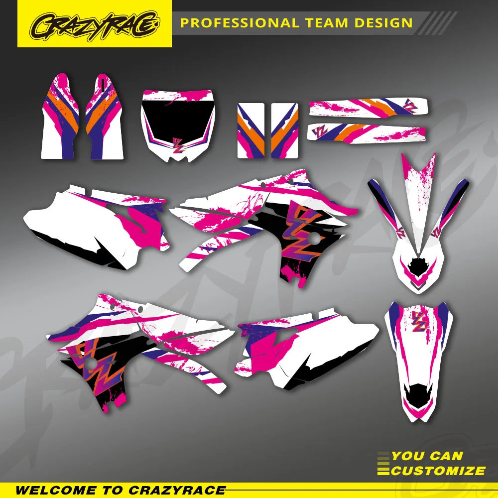 

Наклейки на мотоцикл, комплекты наклеек с полной графикой для Yamaha YZF450 YZ450F 2010 2011 2012 2013, индивидуальное украшение