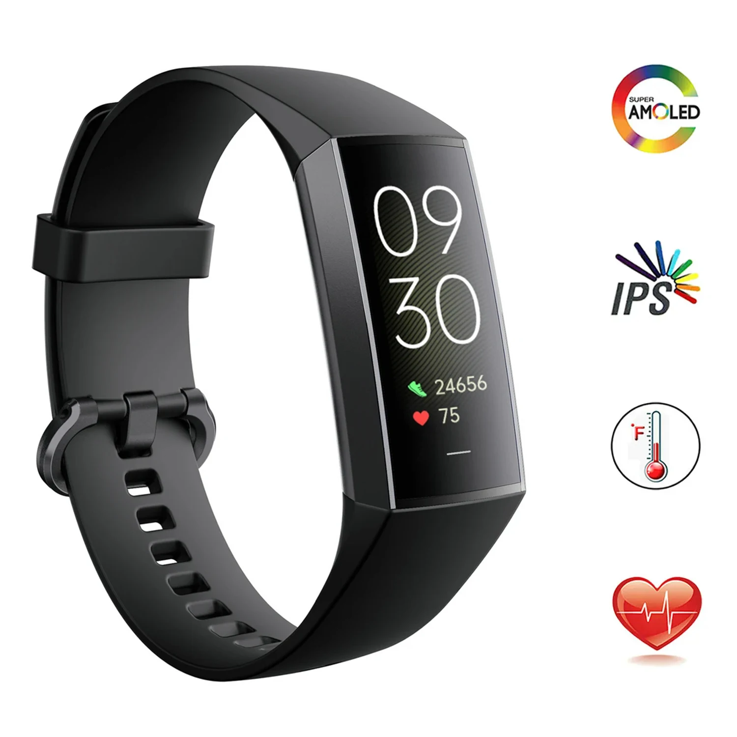 

New AMOLED HD screen sports bracelet information notification health monitoring fashion bracelet suitable for men and women 2023