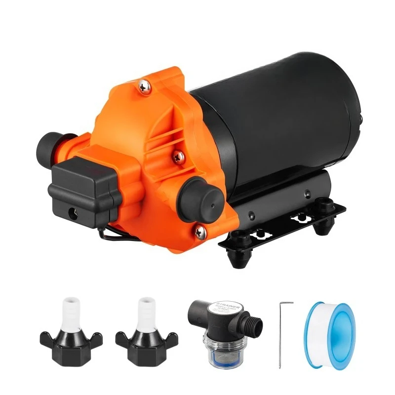 

RV Water Pressure Diaphragm Pump 3.3GPM / 3.5GPM / 5.5GPM Adjustable Priming Sprayer Pump for Camper Marine Boat Lawn