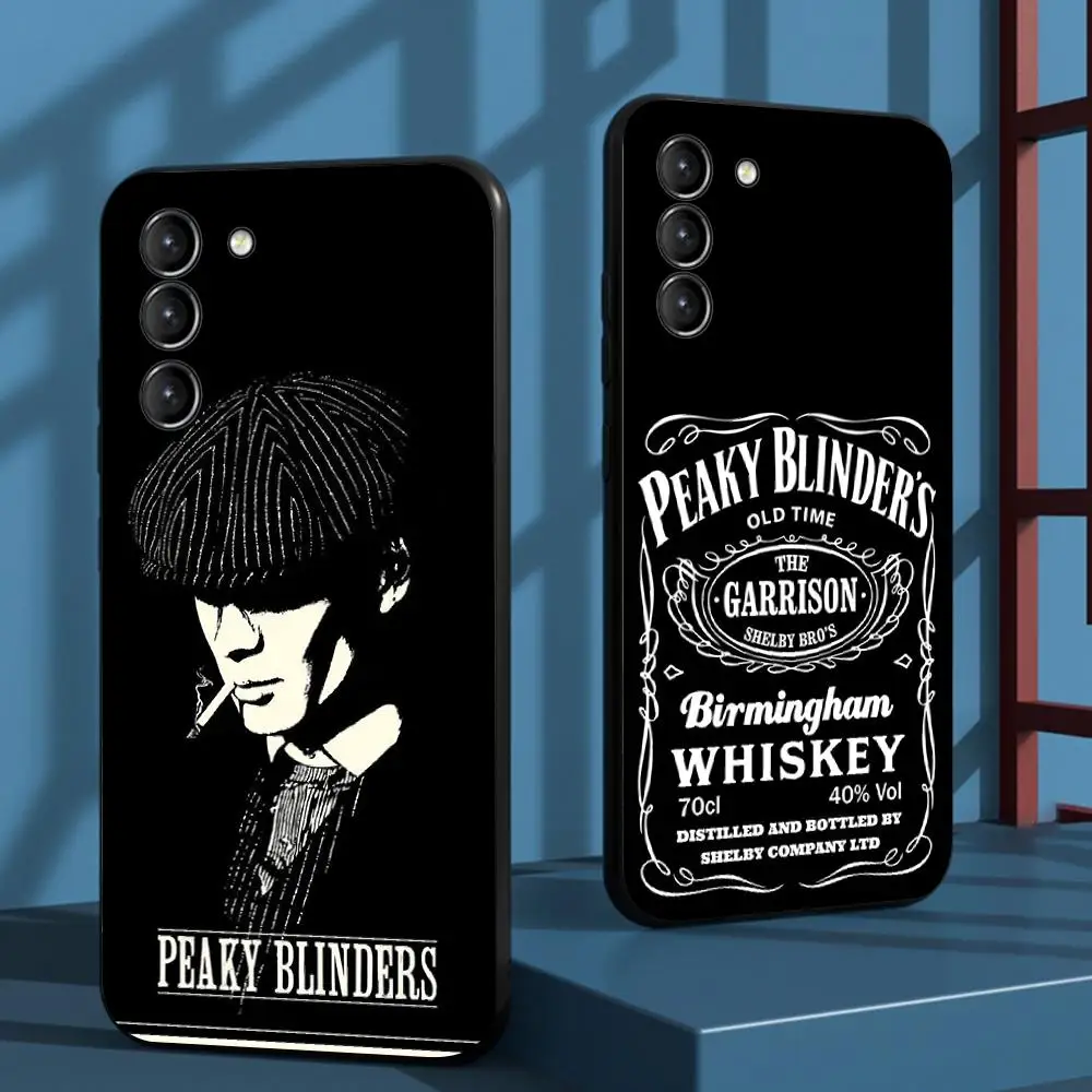 Hot cool P-peaky blinders Phone Case For Samsung Galaxy S26 S25 S24 S23 S22 S21 Plus Ultra Note20 Soft Black