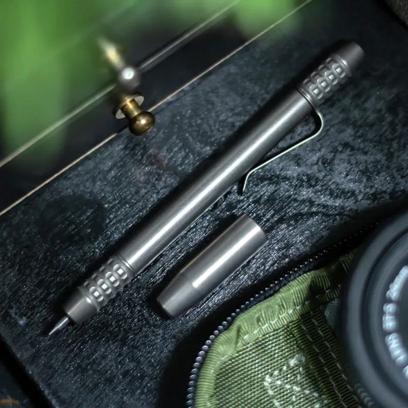 

EDC Titanium Alloy Mini Tactical Pen With Business Writing Multi-functional Portable Outdoor EDC Tools