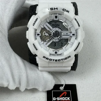 남성용 GA-110 시계 시리즈, 레저 패션 디지털 쿼츠 시계, 고급 G-SHOCK 프리미엄 방수 다기능 시계 