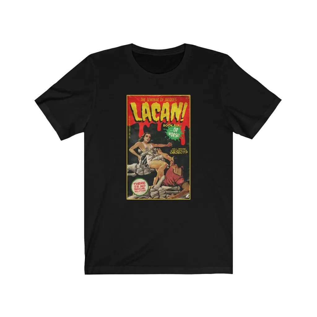 Lacan ...or Worse Pulp Paperback Philosophy Shirt