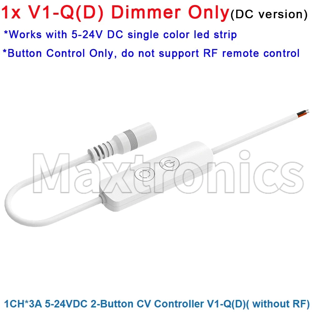 Skydance Mini RF LED Strip Controller 1CH DC 5V 12V 24V CV Dimmer V1-KN V1-A V1-D Q1-S V1-M V1-W V1-N VD1 2.4G RF Remote Control