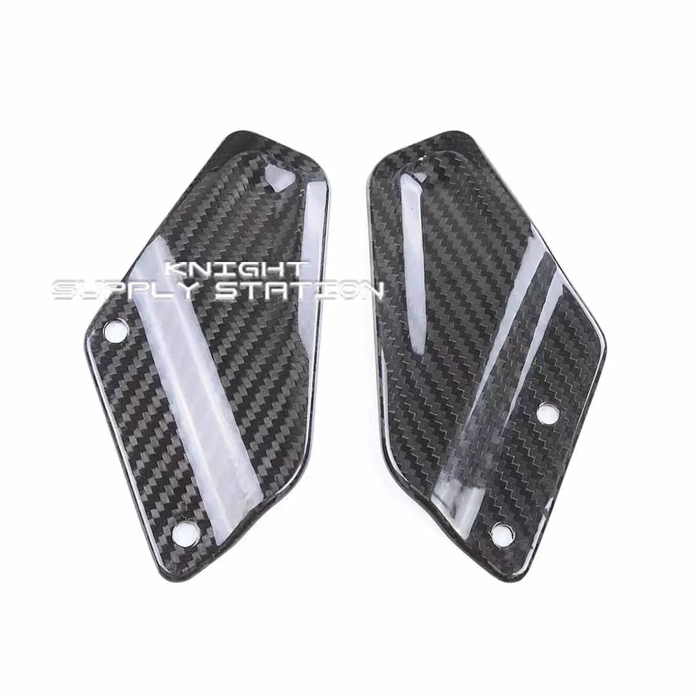 CNC Aluminum Carbon Fiber Motorcycle Foot Pegs Rest Rearset Rear Set Footrest for Yamaha R1 R1M YZFR1M YZFR1 2015-2023 2023 2024