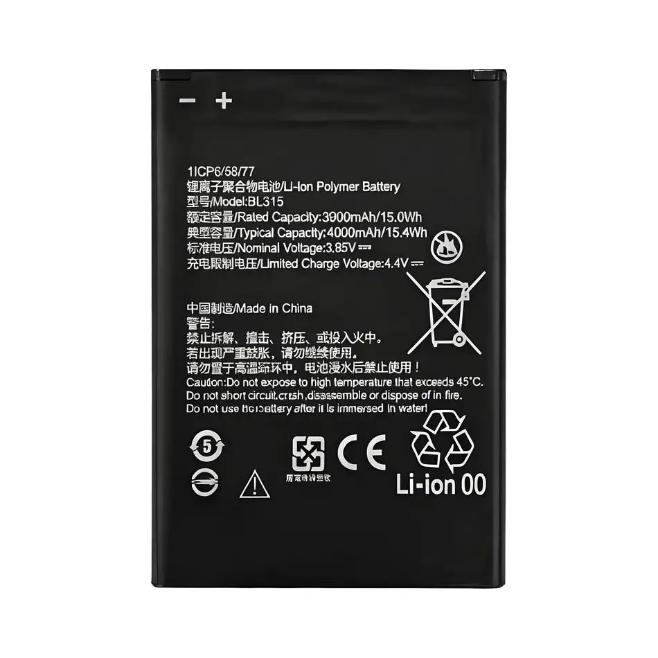 BL315 Mobile Phone Battery Reliable Power Supply 4000mAh For Lenovo A7 L19111