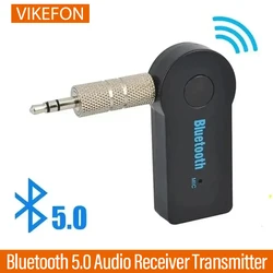 2 in 1 Wireless Bluetooth 5.0 Receiver Transmitter Adapter 3.5mm Jack For Car Music Audio Aux A2dp Headphone Reciever Handsfree