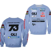 Gresini Racing MOTOGP73 # Moto﻿Rcycle Riding Suit Extreme Sports Motorcycle Men's And Women's Breathable Casual T-Shirt