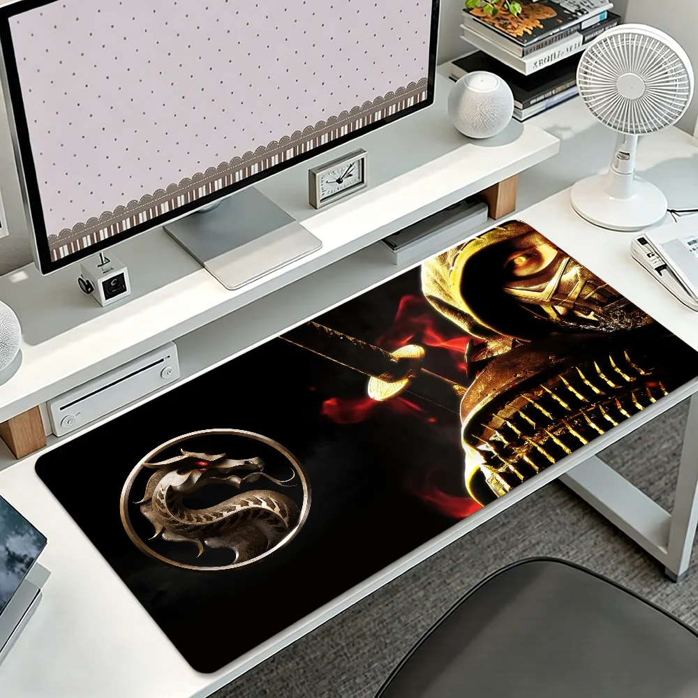 Mortal K-Kombat LOGO Mouse Pad Non-slip Thickened MousePad Student Gaming Cushion Large Writing Lockedge Office