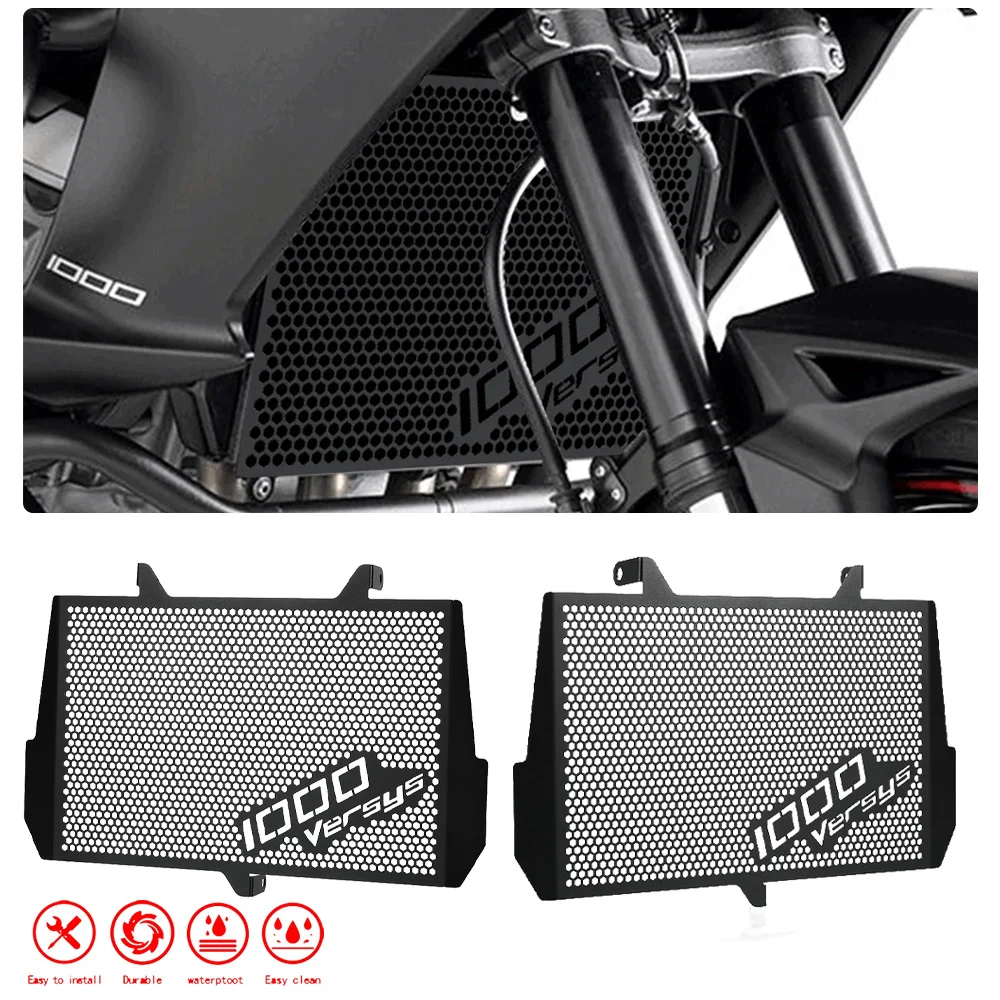 

Versys1000 Radiator Grille Guard Protector Grill Protective Cover For KAWASAKI Versys 1000 SE LT 2013 - 2023 2024 Accessories