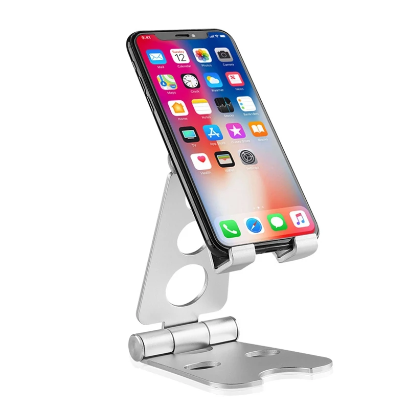 Support de tablette pliable et réglable, support de bureau Portable, facile à utiliser, argent