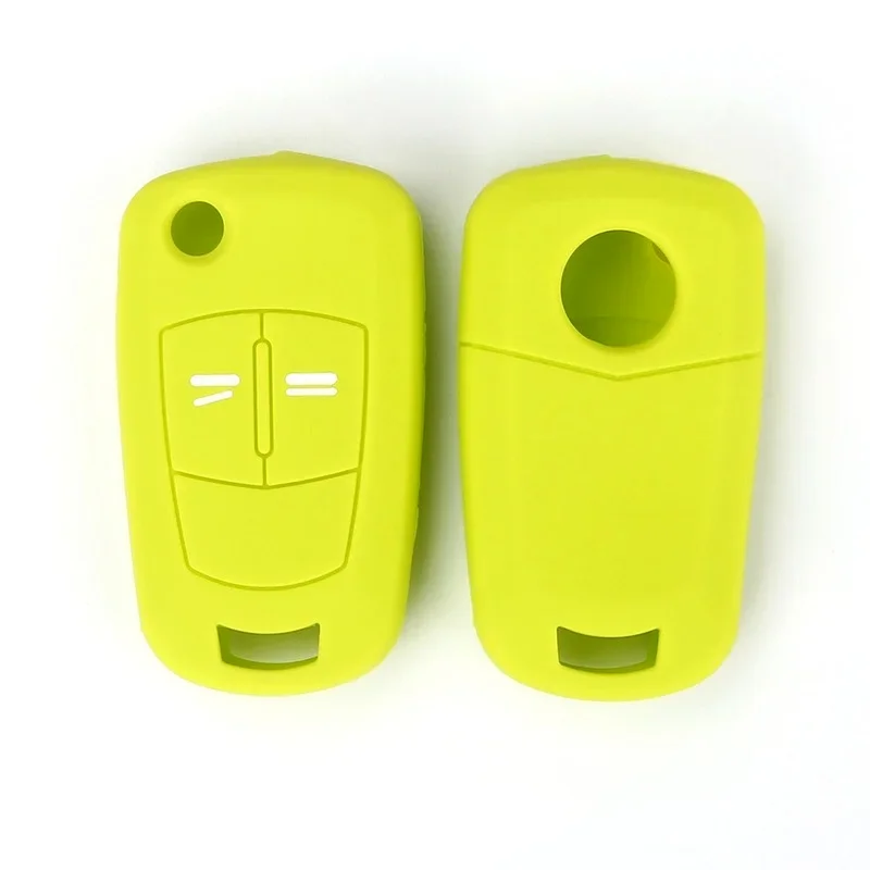 Hot Silicone Car Key Cover Case Shell Fob for Vauxhall Opel Corsa Astra Vectra Signum 2 Buttons Remote Key Shell