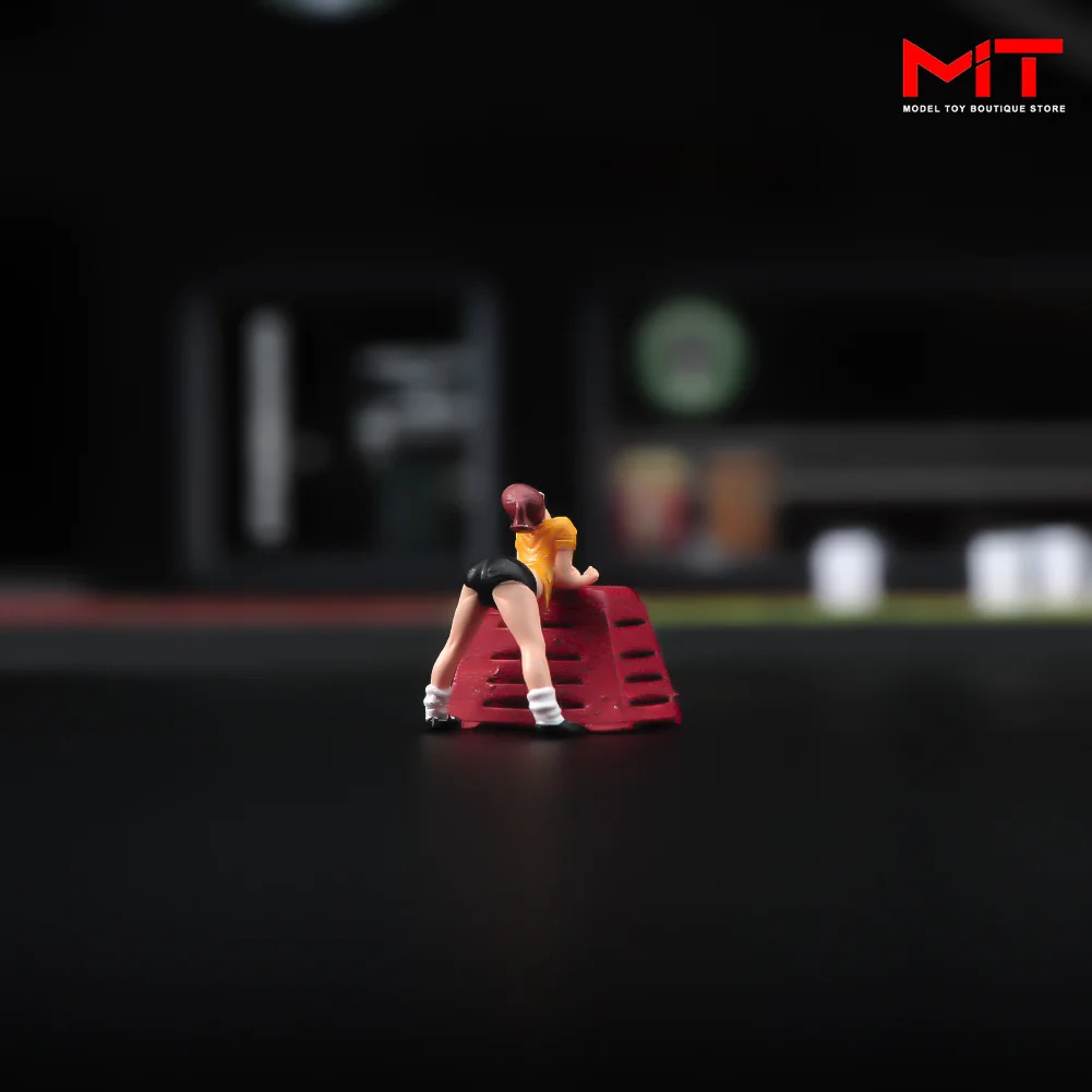 Miniature dipinte 1/87 1/64 1/43 1/24 1/18 Fitness Girl Resina Diorama Figura FAI DA TE Fotografia Creativa Decor