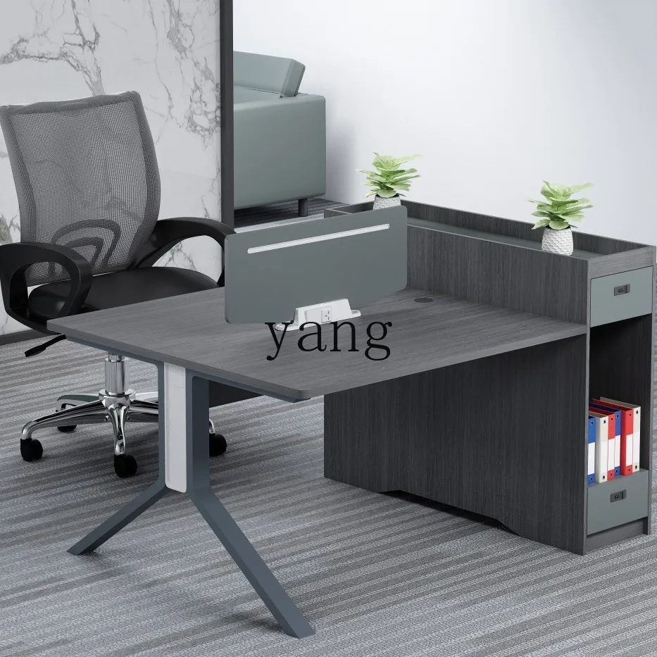

LH Modular Office Cabinet Durable Wooden Workstation Staff Desk Panel