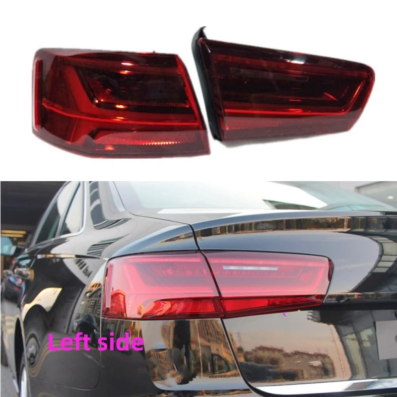 For AUDI A6 C7PA 2016 2017 2018 Rear Taillight Assembly Housing Brake Light Reversing Lamp Assembly