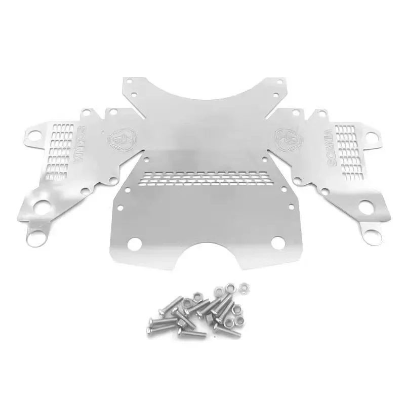 For 1/14 Tamiya RC Tractor Truck Metal Gearbox Cover Hood RC Car Upgrade Parts Accessories