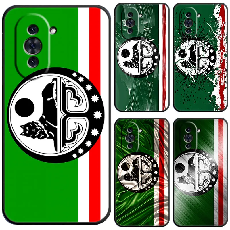 Chechnya Flag Case For Huawei Honor 80 70 50 NOVA 10 9 SE 8 8i Y60 Y61 Y70 Y90 5T Mate 20 Lite Pro Plus Black Soft Cover