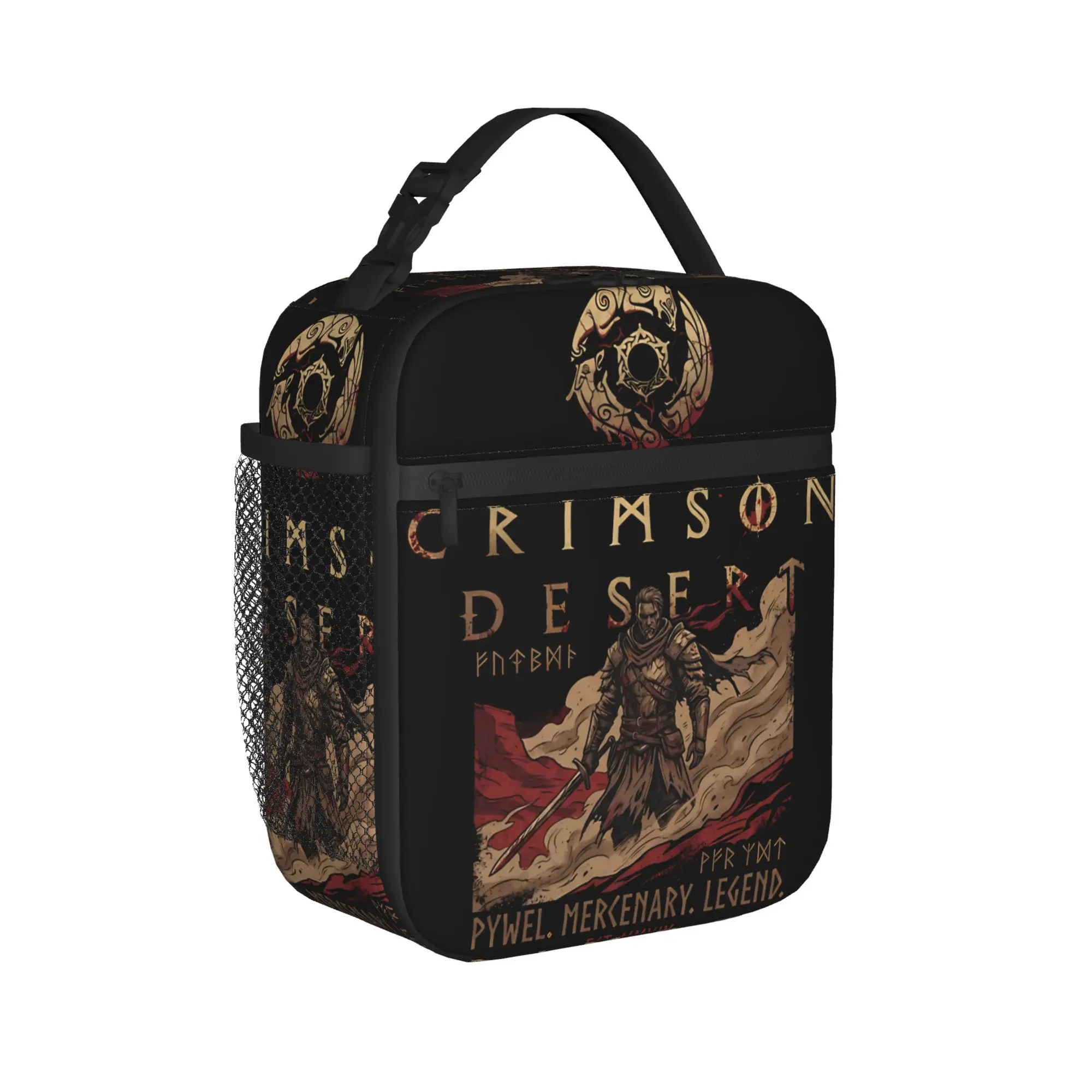 Insulated Lunch Tote Bag Pearl abyss crimson desert  Product  Lunch Container Causal Thermal Cooler Bento Box For School