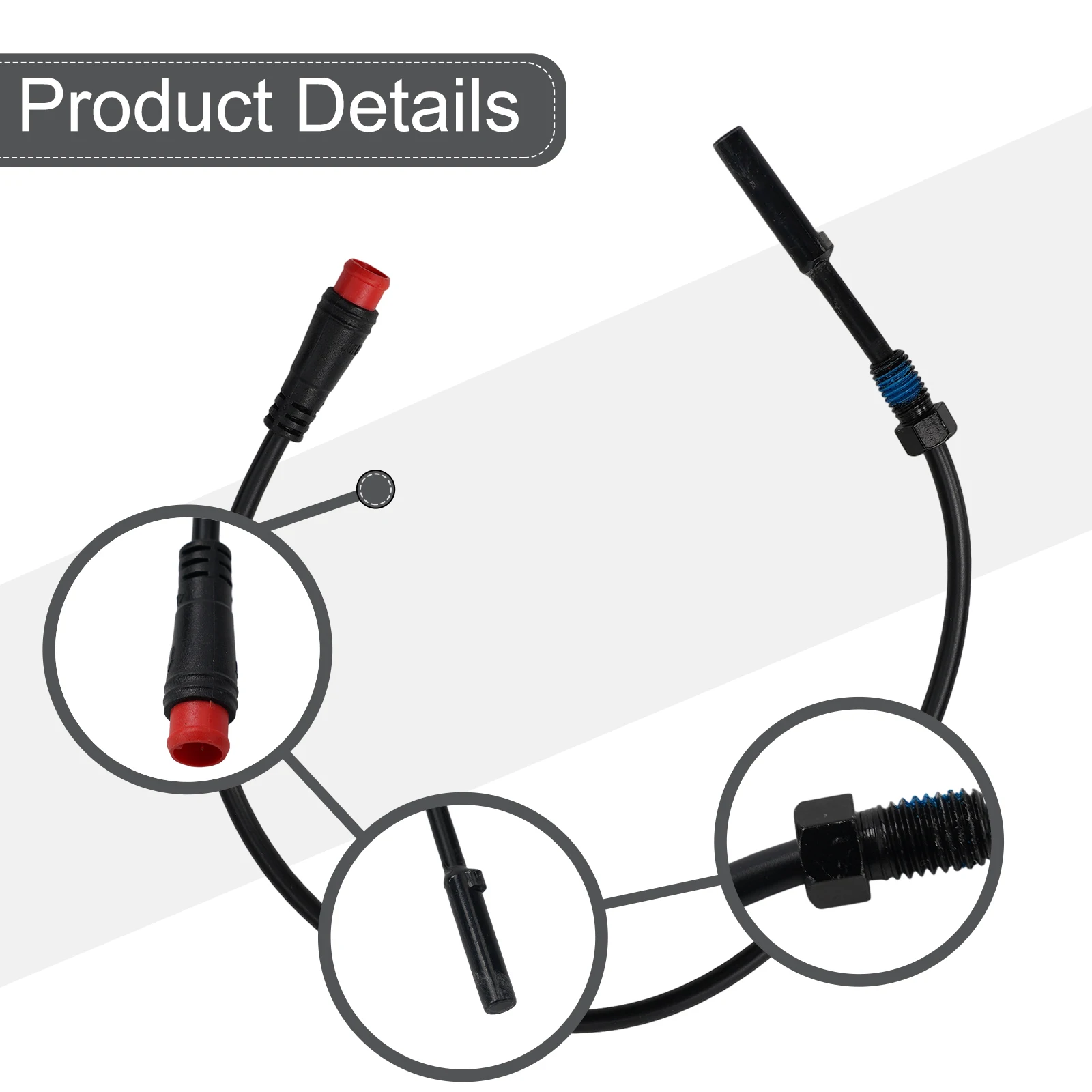 Electric Bicycle Magnetic Brake Sensor  Plastic 2/3 Pins 30/150cm Oil Disc Brake Wire For Ebike Cut Off Power Brake Accessories