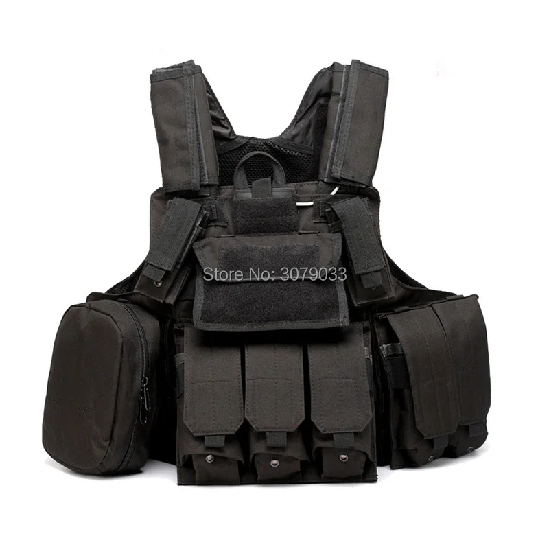 

Military Tactical Combat Vest Police Paintball Wargame Wear MOLLE Body Armor Hunting Vest CS Outdoor Products Equipment