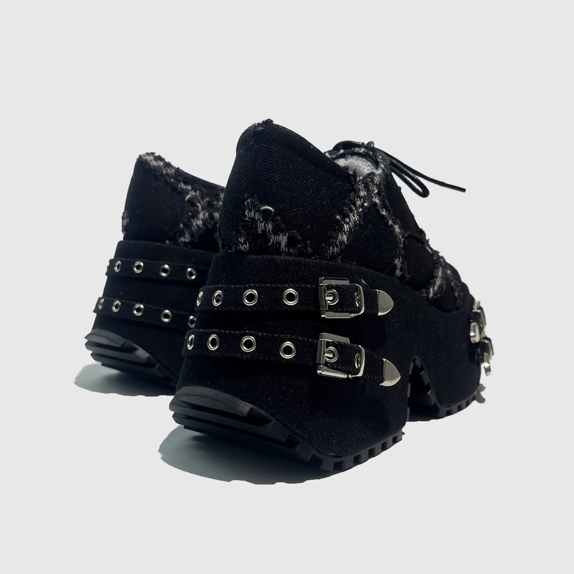 New Tassel Platform Shoes Thick Sole Women's Personality Casual Sneakers Women's Height Increasing Shoes - view 4