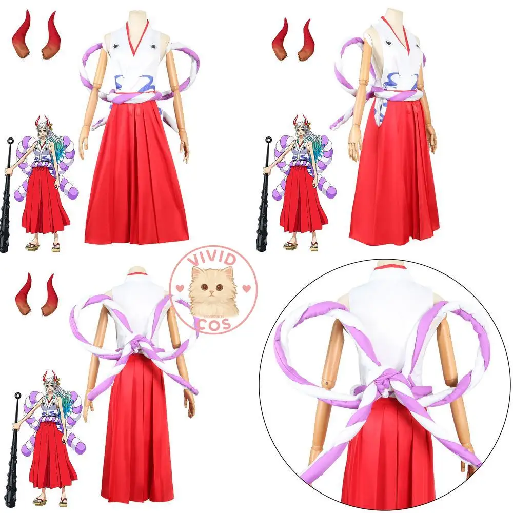 

Popular Anime Character Cosplay Costume Yamato Classic Role Play Outfit for Women Halloween Party Comic Con Fashion Suits