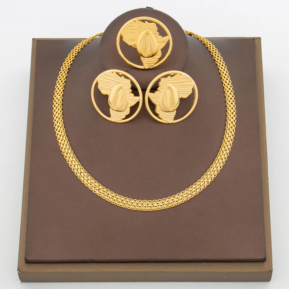 YM Brasilia Jewelry Set Gold 4