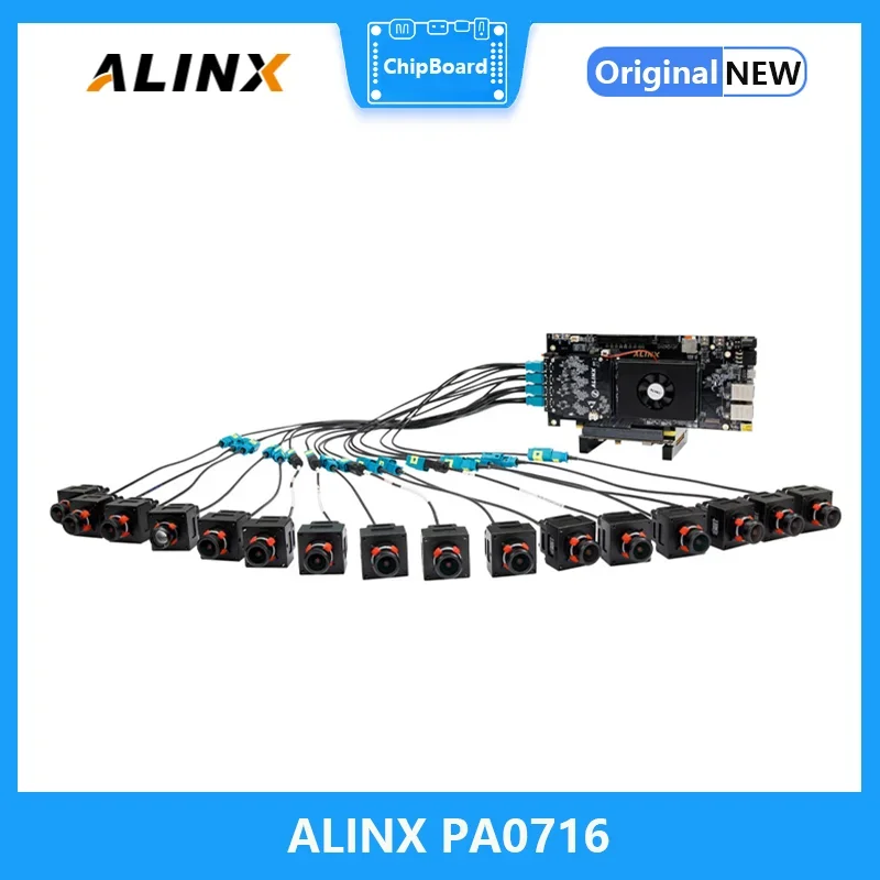 ALINX 자동차 카메라 PCIE 획득 카드, 자율 주행용, PA0716: 16 웨이 GMSL