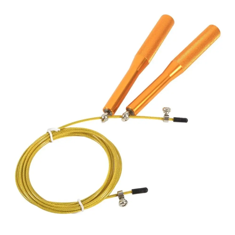 Aluminium Alloy Jump Rope Nonslip Handle Steel Wire Adjustable Jump Rope 360 Degree Spin Fitness Jump Rope Home Exercise