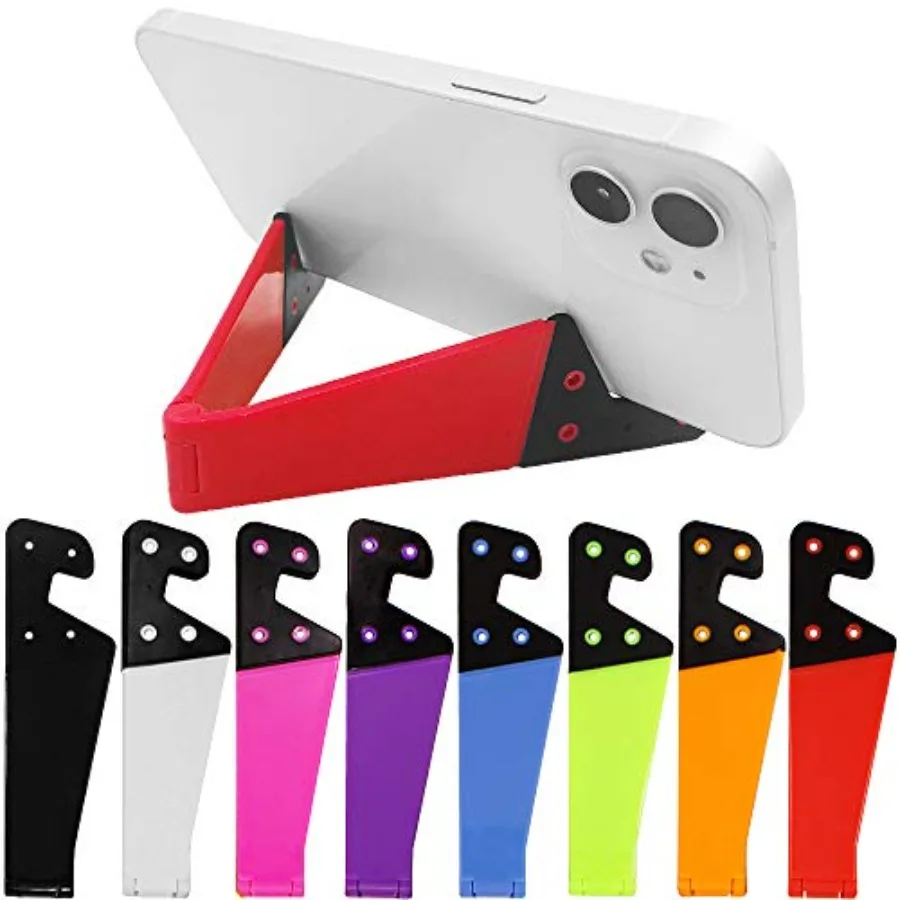 

SourceTon 8 PCS Universal PocketSized Colorful Portable Foldable V Model Mobile Phone Holder Desktop Stand Mount Holder Cradle