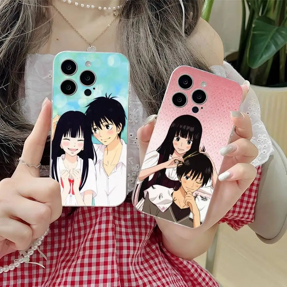 

K-Kimi ni T-Todoke Phone Case For iPhone 16,15,14,13,12,11 Plus,Pro,Max,XR,XS,Plus,E,SE4,Mini Transparent Soft Cover
