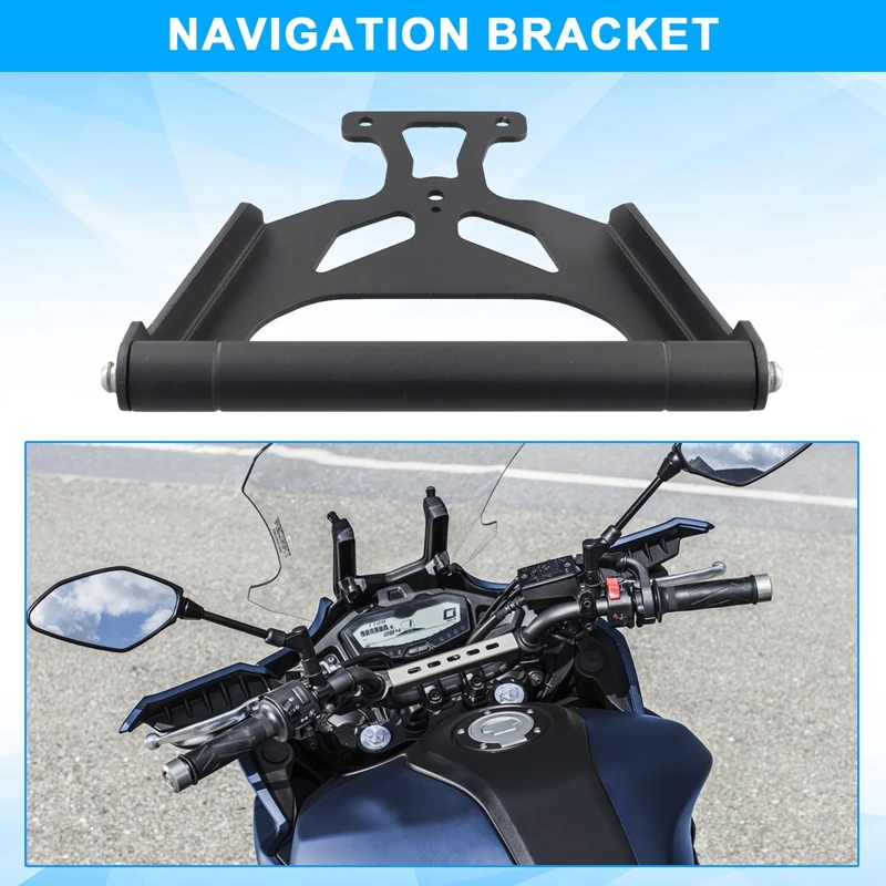 AU05 -Motorcycle Phone Support Holder GPS Navigation Mount Bracket For Yamaha Tracer 9 /GT 900 /GT 2021-2024 Tracer9 Tracer900