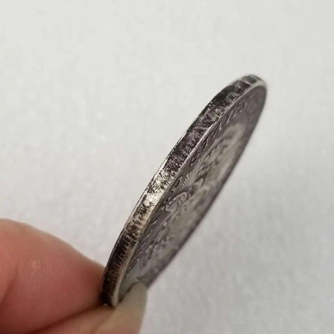 الحرف اليدوية العتيقة 1849 عملات تذكارية دولارات فضية عتيقة مجموعة طويلة الأمد ديكور مكتب الأسرة عملة ريو