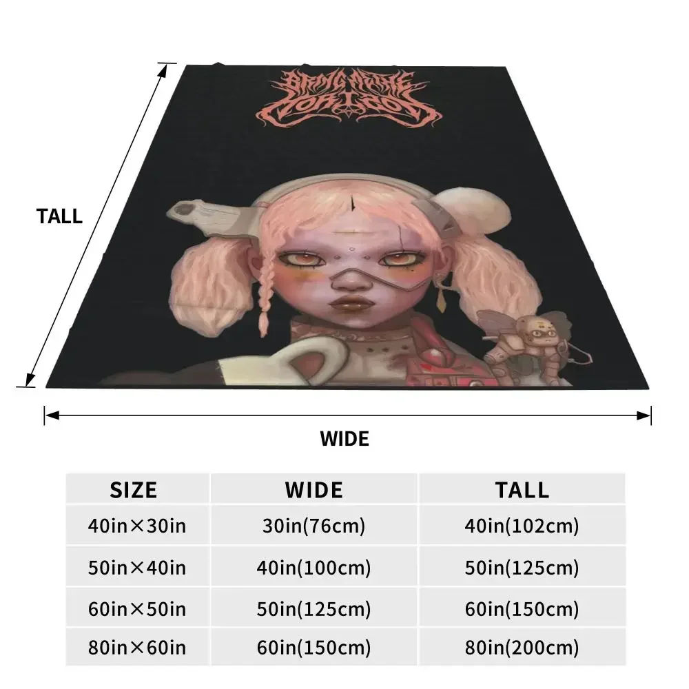 

Bring Me The Horizon Super Soft Blanket BMTH Music Album Winter Flannel Throw Blanket for Sofa Bed Picnic Outdoor Indoor Use