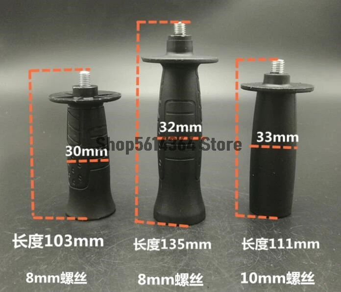 Пластиковый-угловой-шлифовальный-станок-с-наружной-резьбой-черный-m8-m10