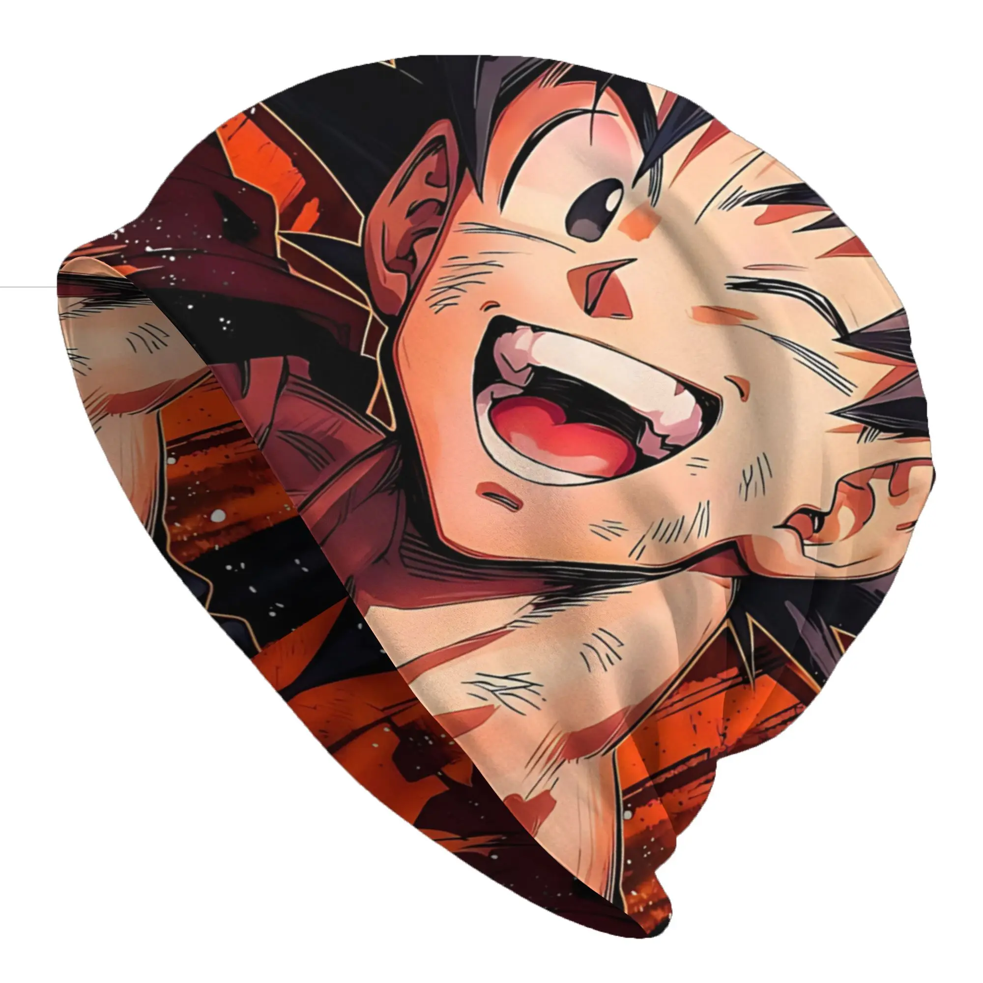 Dragon Ball Super Saiyan Goku Thin Hat Bonnet Hats Autumn Styles  Skullies Beanies Caps Men Women's Hip Hop Ski Cap