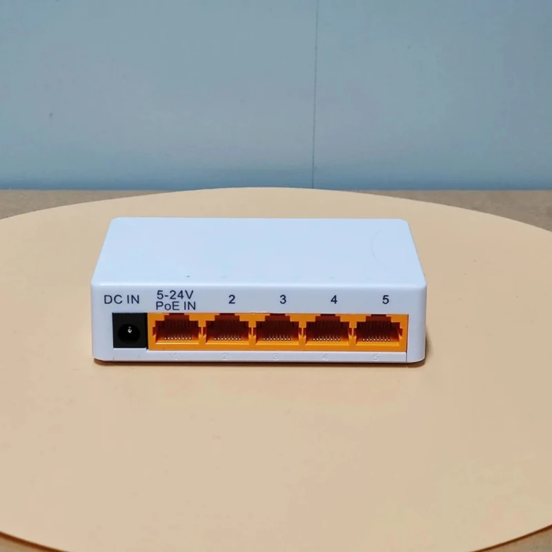 5 Port 100Mbps POE Extender Network Switch Repeater Support IEEE802.3Af/At/Bt 100M For POE Switch NVR IPC