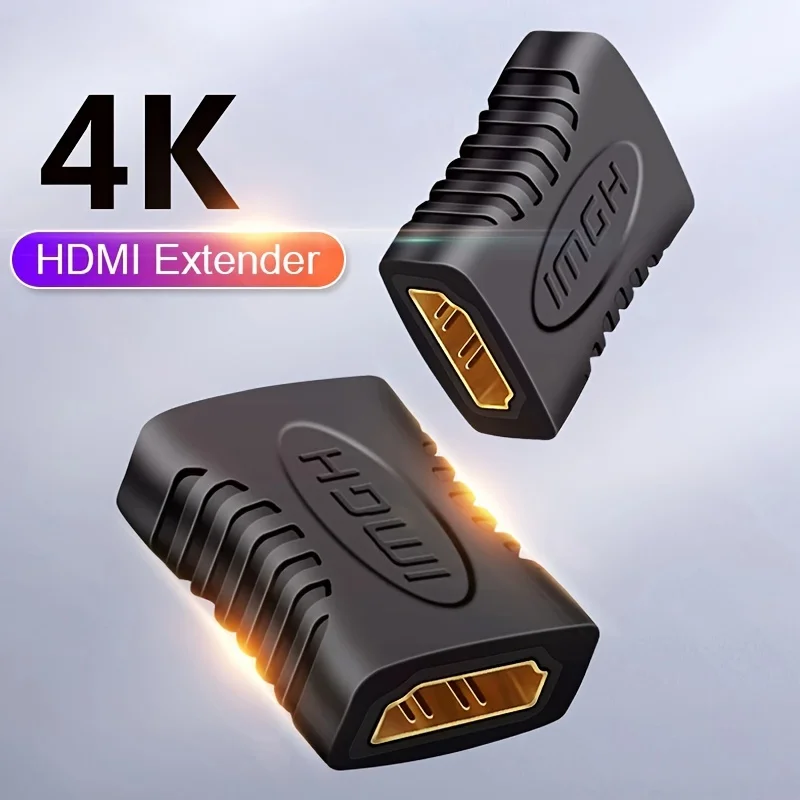 1-2PCS 4K HDMI Extender Female To Female Converter Extension Adapter For Monitor Display Laptop PS4/3 PC TV Hdmi Cable Extension