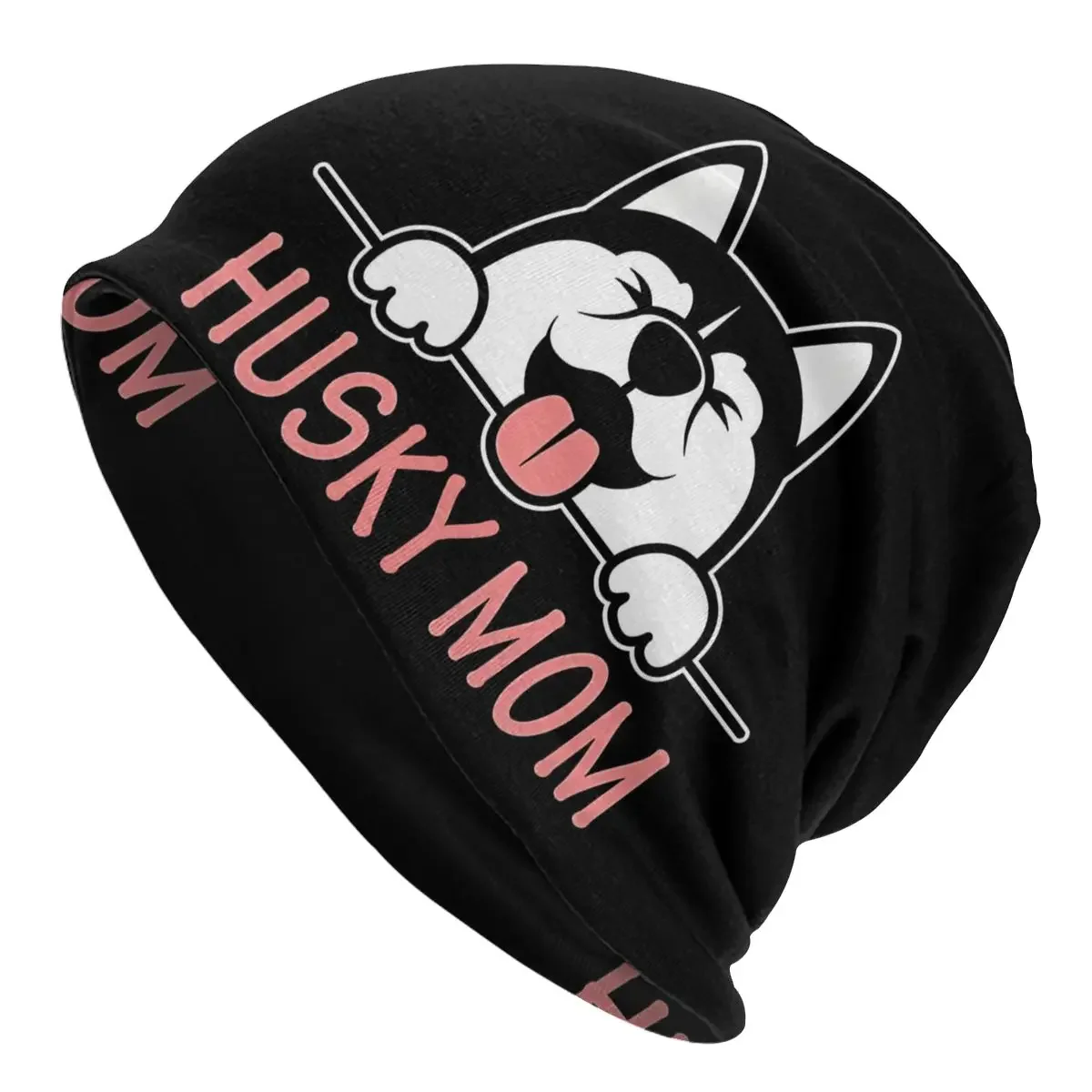 Cute Bonnet Homme Outdoor Siberian Husky Thin Skullies Beanies Caps Novelty Hats