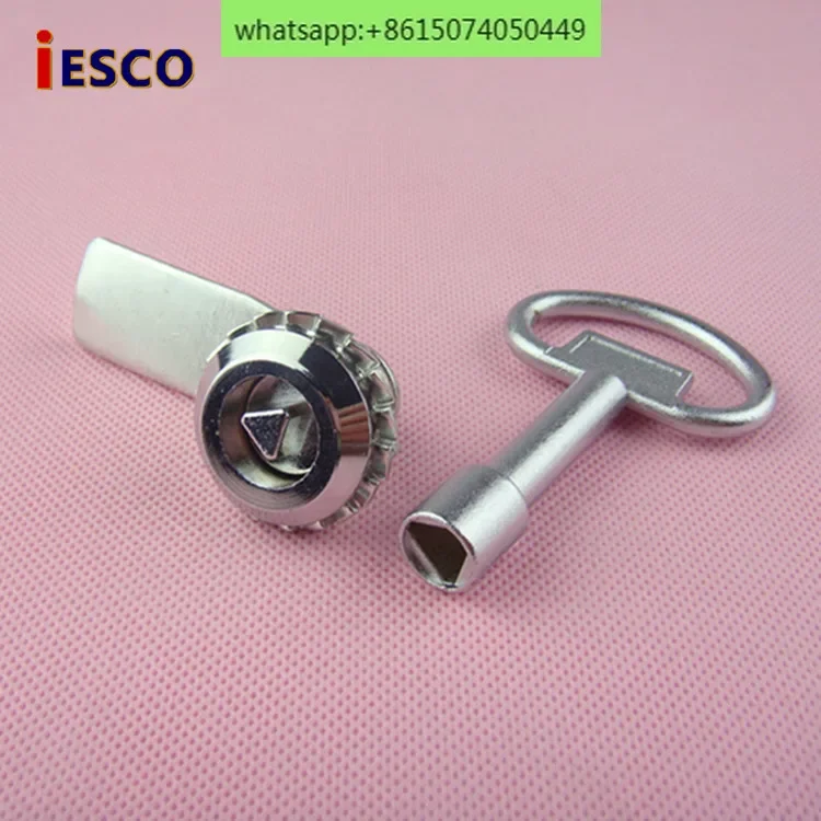 iesco electrical box lock, distribution box switchgear door tongue triangle key tongue industrial door lock