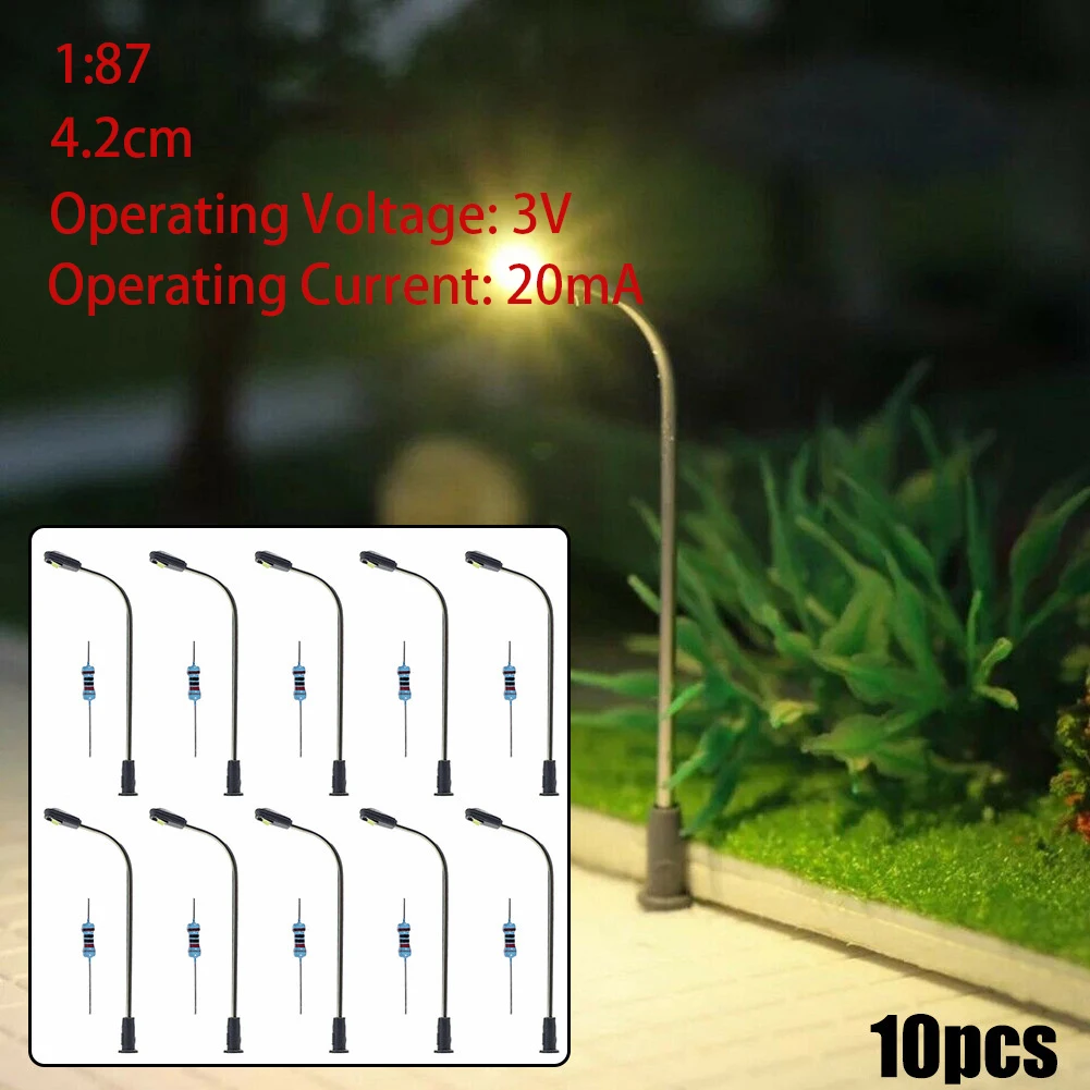 Lot De 5 Signaux Nains LED 20 Mm – Vert/rouge, échelle OO/HO, 3V, Pour Train Miniature, Accessoires Paysage