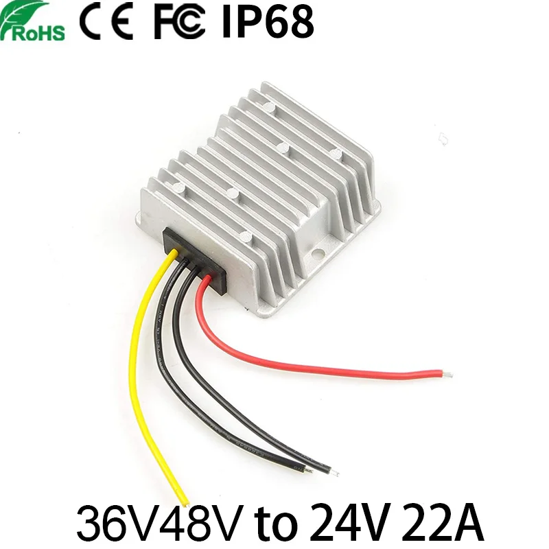 

30V-60V to 24V22A power step-down 36V48V to 24V10A15A20A Power converter DC power module DC power transformer