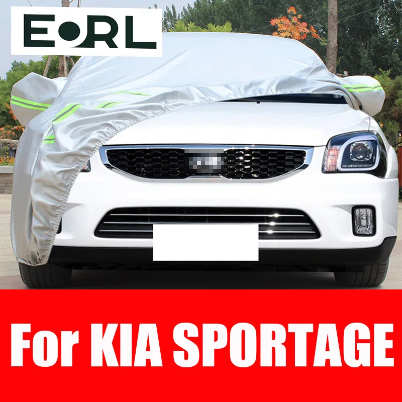 

Exterior Car Cover Outdoor Protection Full Car Covers Snow Cover Sunshade Waterproof Dustproof For kia Sportage Accessiores