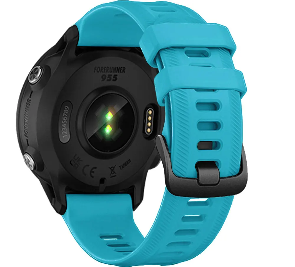 Silikonarmband für Garmin Forerunner 955 745 935 945, Original-Armband, atmungsaktiv, Smartwatch-Armband – Detail 14