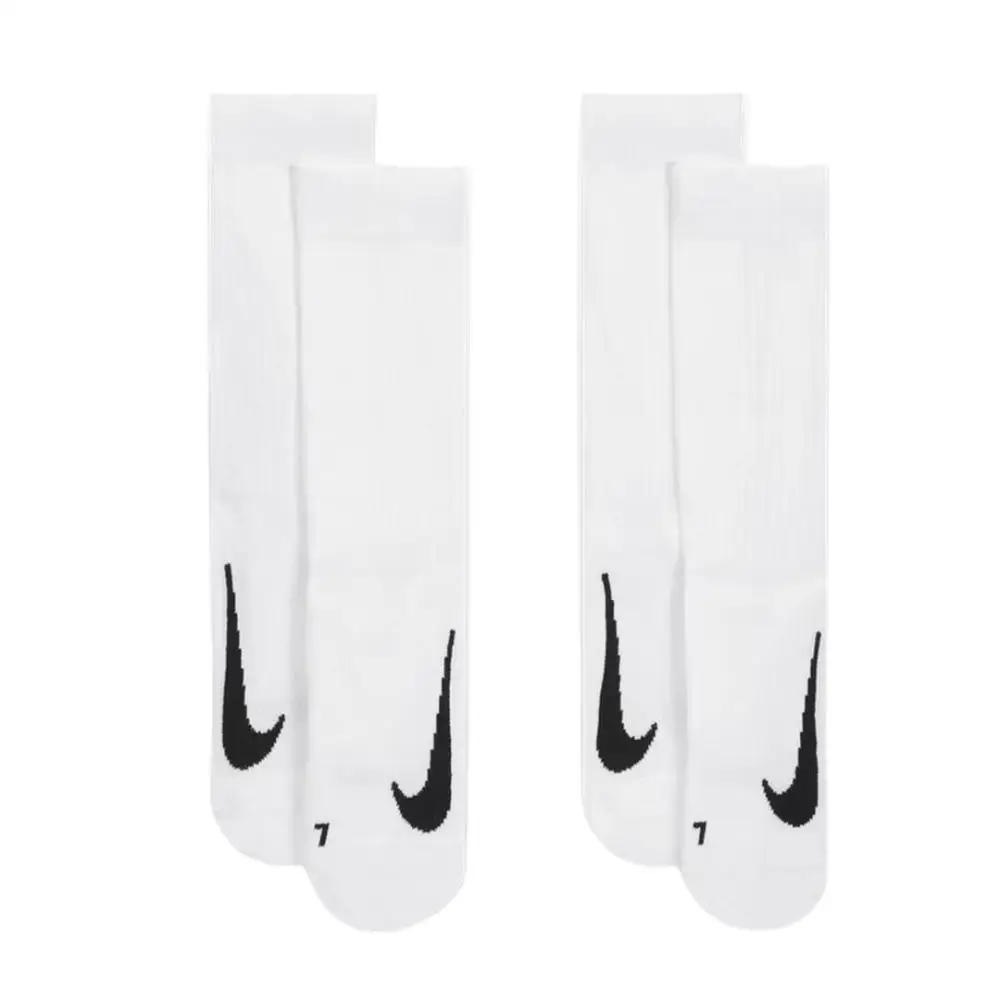 Nike Socks: 3-Pack—Quick-drying, Stylish, Comfortable, Soft, and Breathable; Ideal for Sports and Leisure; Unisex; SK0118-100 view 5