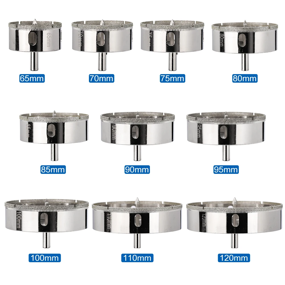 Xcan Diamant Gecoate Middenboor Gat Zaag 16-120Mm Met Een Locator Kit Gereedschap Voor Glazen Tegel Marmer Keramiek Glazen Gatopener