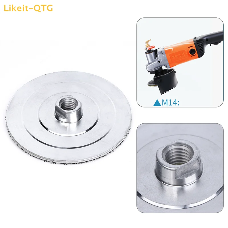 

NEW sale 1PC 4inch Backer Pad For Polishing Pad Aluminum Base Backing Holder M14 Ecoflow Festool Tools Accessories