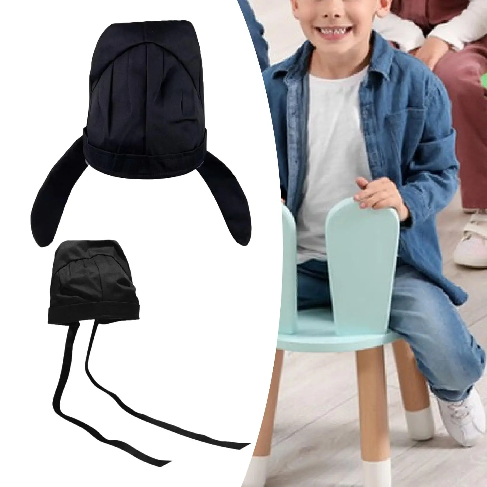 중국 전통 고대 학자 모자 댄스 소품 쇼 학자 모자 어린이