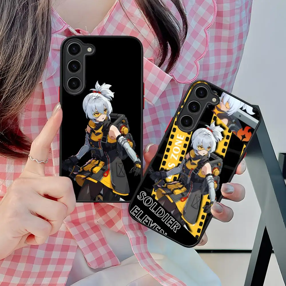 ZZZ Soldier Eleven Phone Case for Samsung Galaxy S26 S25 S24 S23 S22 S21 Plus FE Ultra Skin Feel Shockproof Cover
