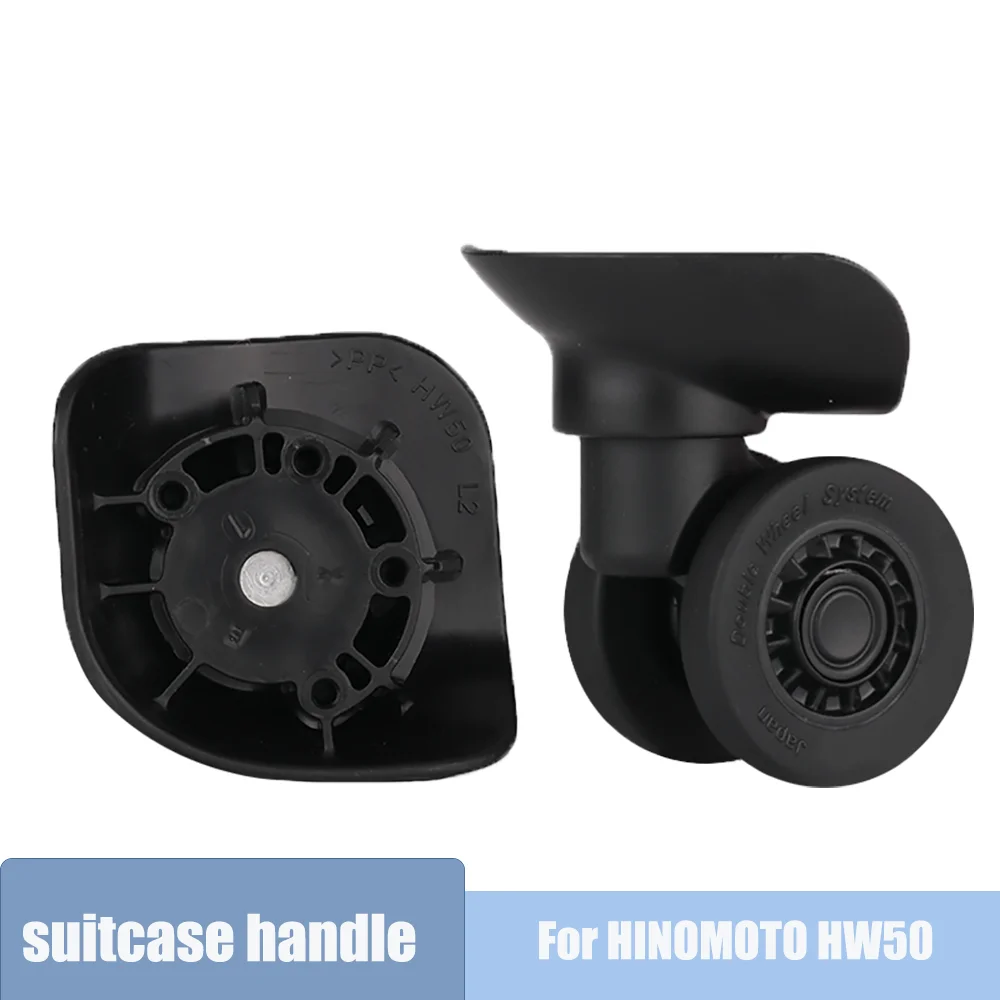 For HINOMOTO HW50 Replacement Spinner Caster Wheels Kit for Luggage Trolley Suitcase Universal Repair with Silent Rolling
